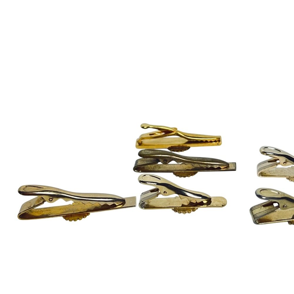 Vintage Lot Of 8 Gold Tone CPC International Anniversary Tie Bars (6062) - Picture 6 of 7
